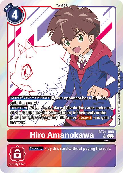 Hiro Amanokawa [BT21-080] [World Convergence] | The Time Vault CA