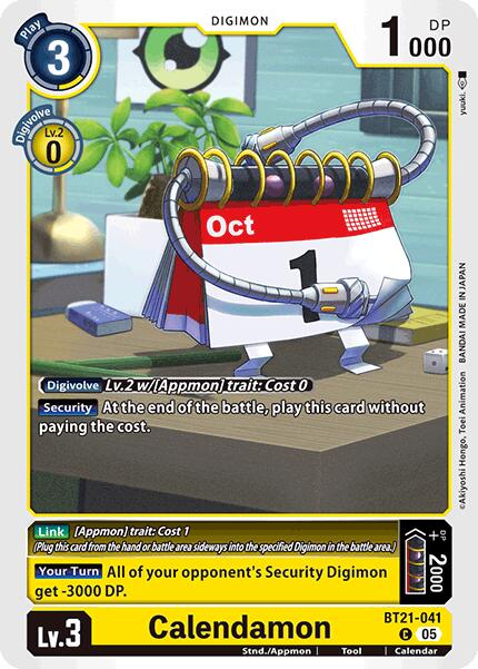Calendamon [BT21-041] [World Convergence] | The Time Vault CA