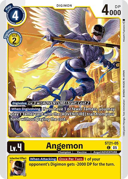 Angemon [ST21-05] [Starter Deck: Hero of Hope] | The Time Vault CA