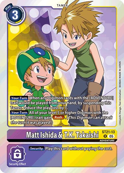 Matt Ishida & T.K. Takaishi [ST21-13] [Starter Deck: Hero of Hope] | The Time Vault CA