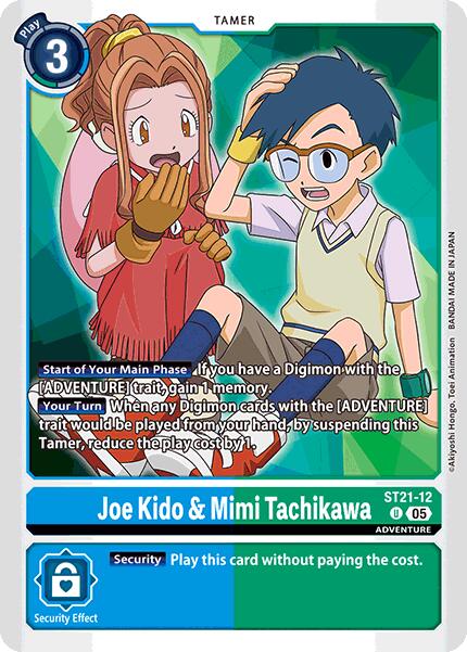 Joe Kido & Mimi Tachikawa [ST21-12] [Starter Deck: Hero of Hope] | The Time Vault CA