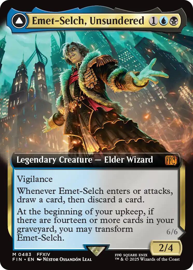 Emet-Selch, Unsundered // Hades, Sorcerer of Eld (Extended Art) [FINAL FANTASY] | The Time Vault CA