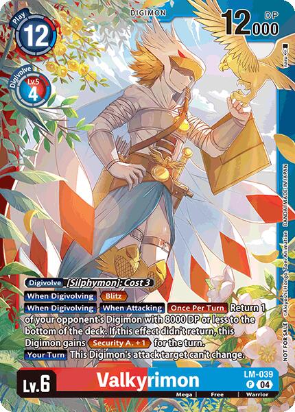 Valkyrimon [LM-039] (Limited Card Pack) [World Convergence] | The Time Vault CA
