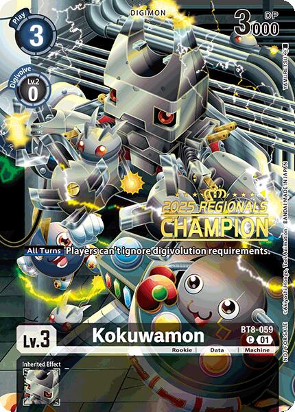 Kokuwamon [BT8-059] (2025 Regionals Champion) [New Awakening Promos] | The Time Vault CA