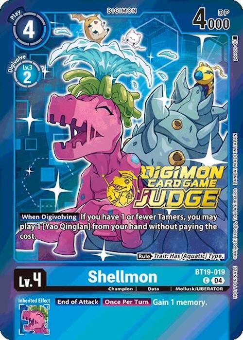Shellmon [BT19-019] (Judge Pack 2025 Wave 1) [Release Special Booster Ver.2.0] | The Time Vault CA