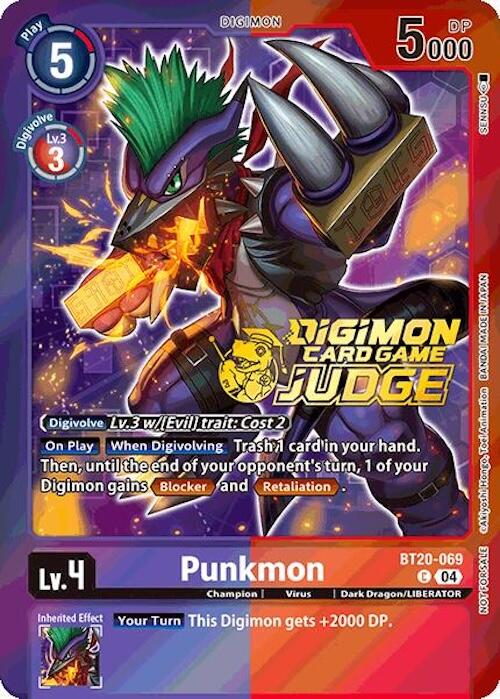 Punkmon [BT20-069] (Judge Pack 2025 Wave 1) [Release Special Booster Ver.2.5 Promos] | The Time Vault CA