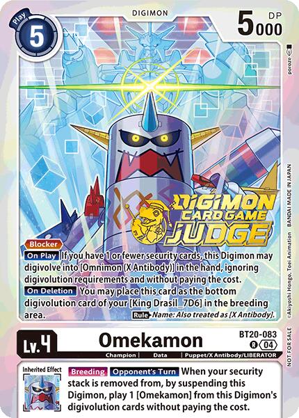 Omekamon [BT20-083] (Judge Pack 2025 Wave 1) [Release Special Booster Ver.2.5 Promos] | The Time Vault CA