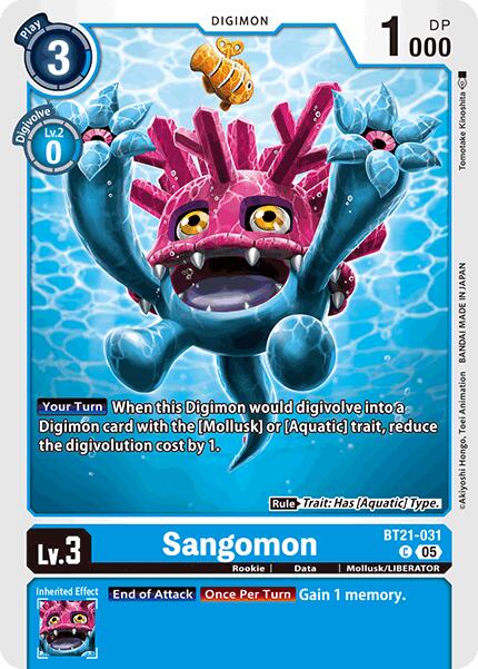 Sangomon [BT21-031] [World Convergence] | The Time Vault CA