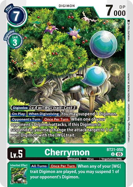 Cherrymon [BT21-050] [World Convergence] | The Time Vault CA