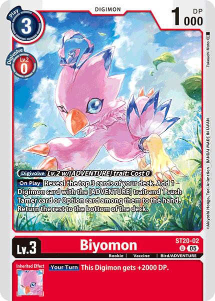 Biyomon [ST20-02] [Starter Deck: Protector of Light] | The Time Vault CA