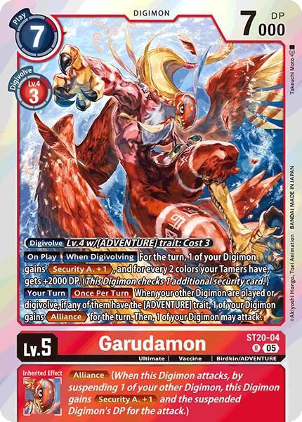 Garudamon [ST20-04] [Starter Deck: Protector of Light] | The Time Vault CA