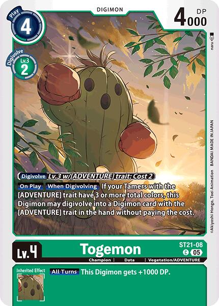 Togemon [ST21-08] [Starter Deck: Hero of Hope] | The Time Vault CA