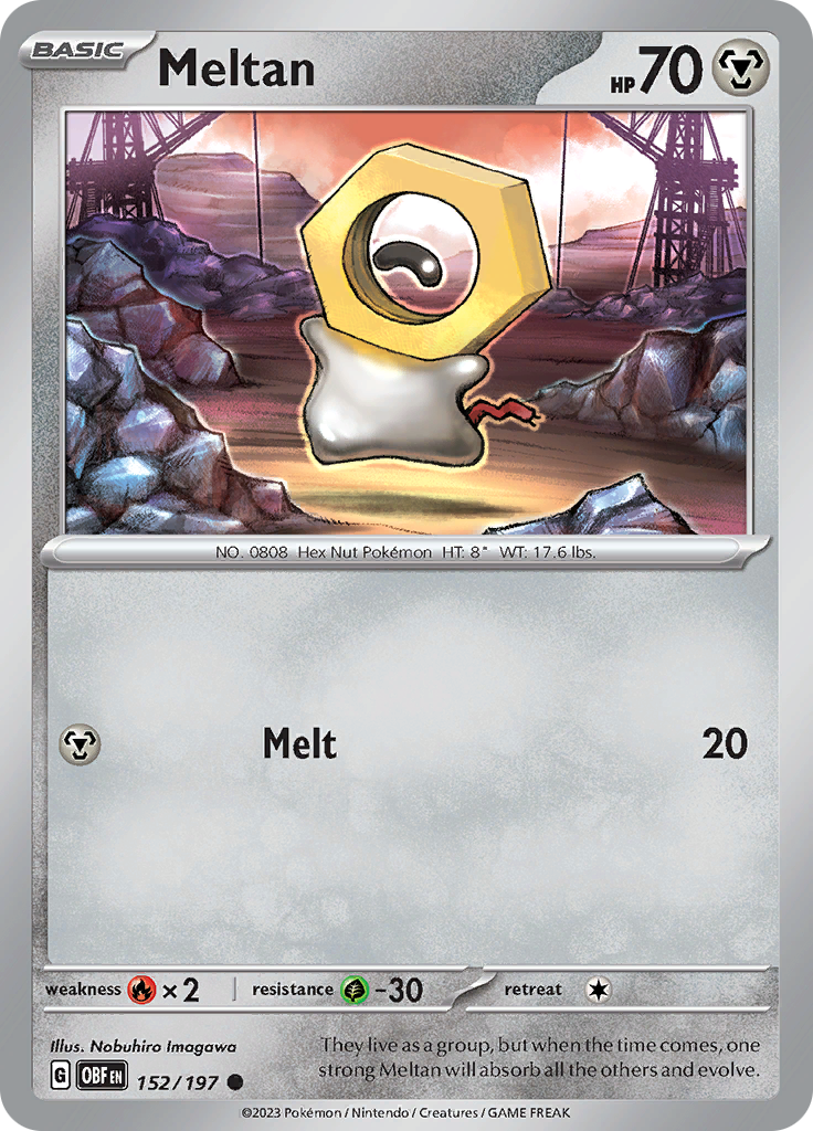 Meltan (152/197) [Scarlet & Violet: Obsidian Flames] | The Time Vault CA