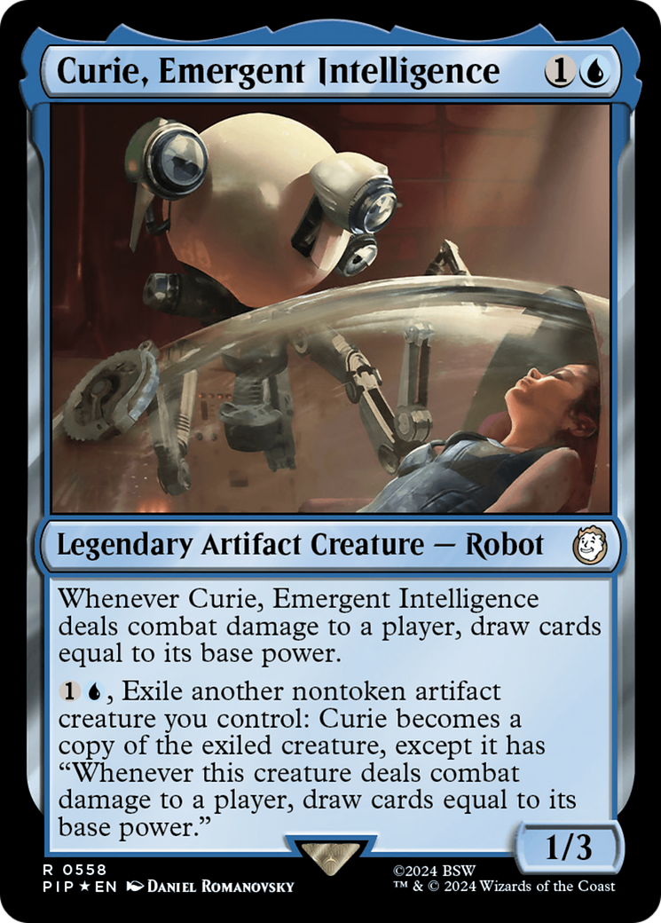 Curie, Emergent Intelligence (Surge Foil) [Fallout] | The Time Vault CA