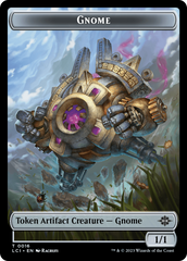 Gnome // Skeleton Pirate Double-Sided Token [The Lost Caverns of Ixalan Tokens] | The Time Vault CA