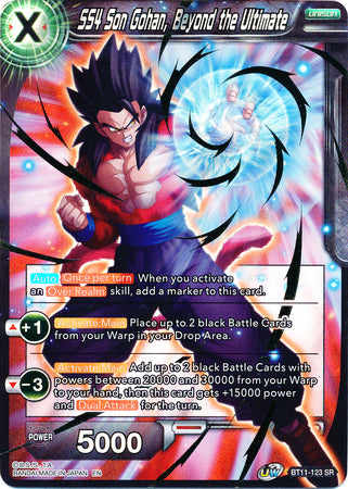 SS4 Son Gohan, Beyond the Ultimate (BT11-123) [Vermilion Bloodline] | The Time Vault CA