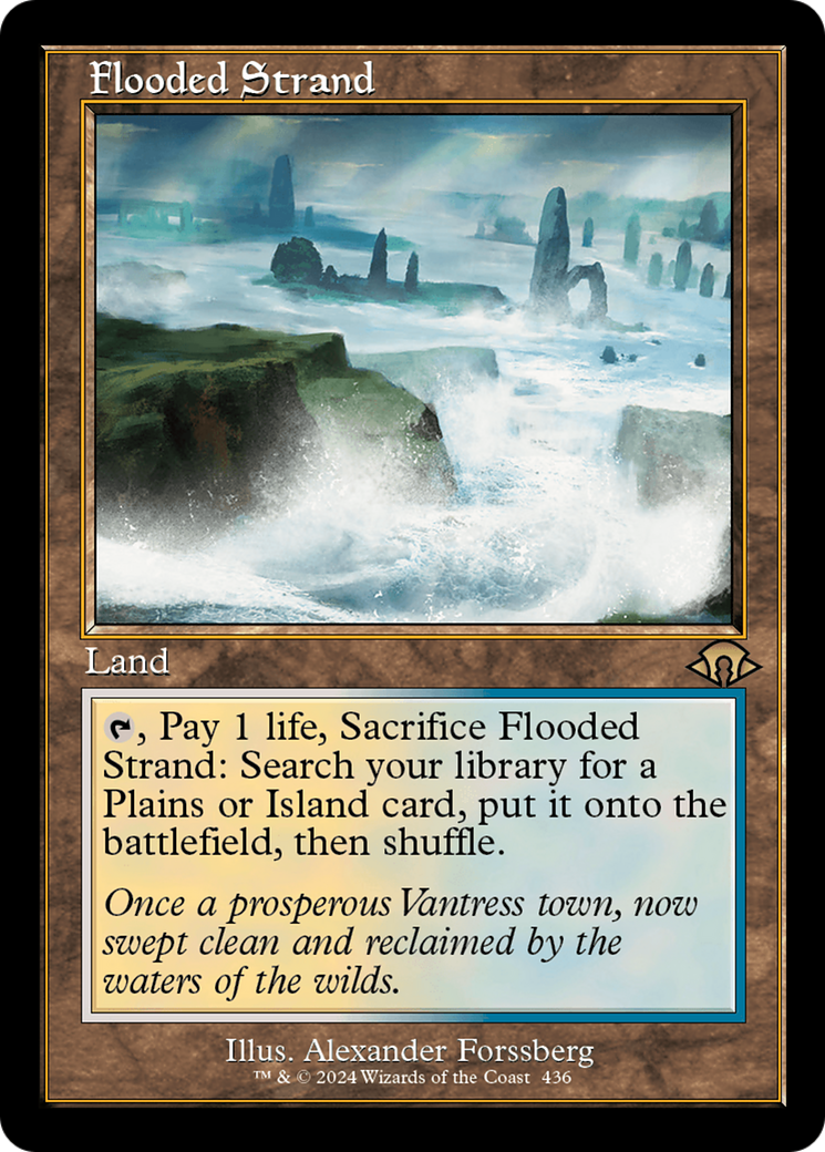 Flooded Strand (Retro) [Modern Horizons 3] | The Time Vault CA