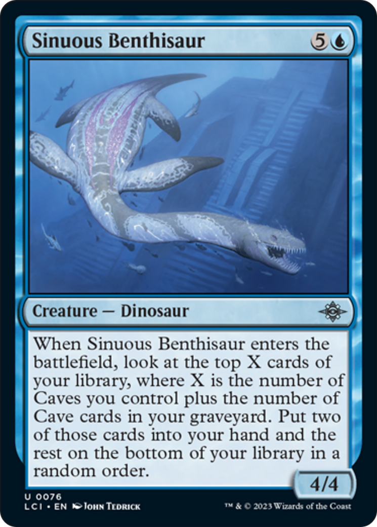 Sinuous Benthisaur [The Lost Caverns of Ixalan] | The Time Vault CA