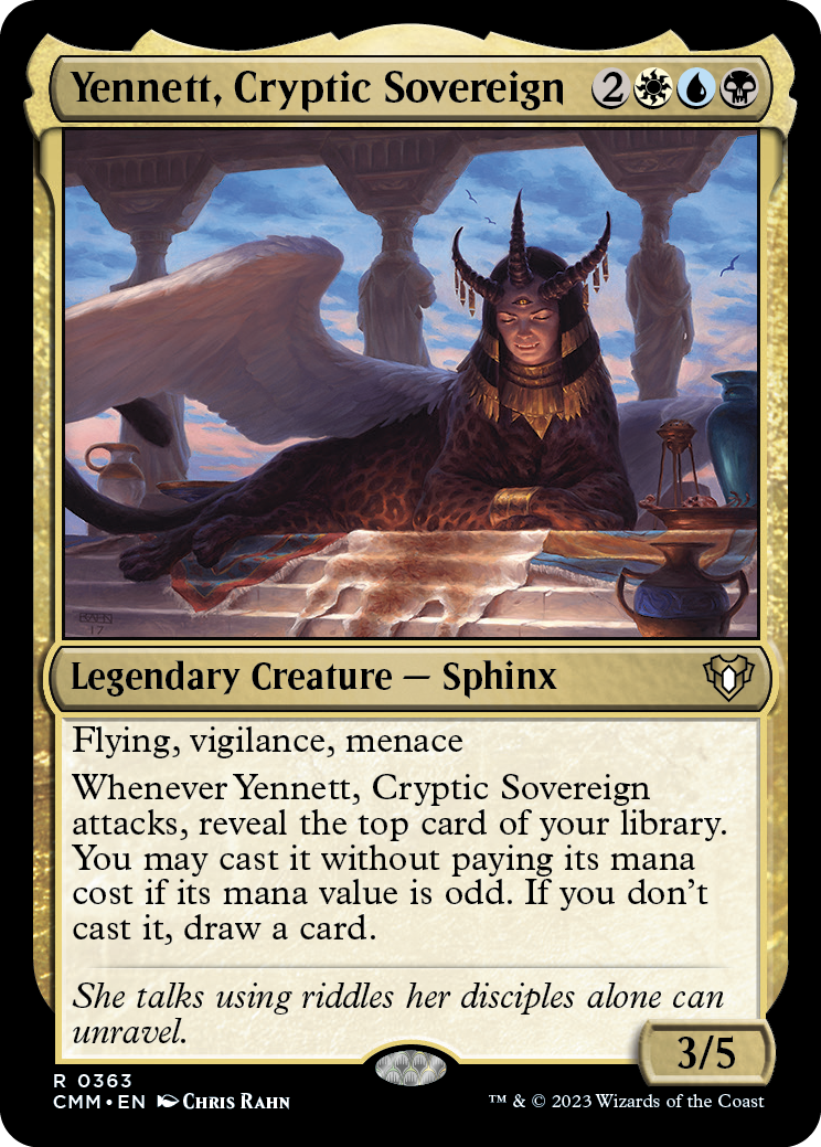Yennett, Cryptic Sovereign [Commander Masters] | The Time Vault CA