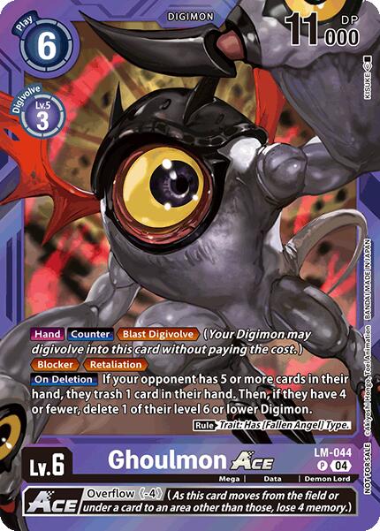 Ghoulmon ACE [LM-044] (Limited Card Pack) [World Convergence] | The Time Vault CA