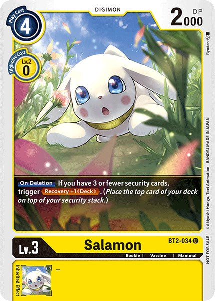 Salamon [BT2-034] (Official Tournament Pack Vol.3) [Release Special Booster Promos] | The Time Vault CA