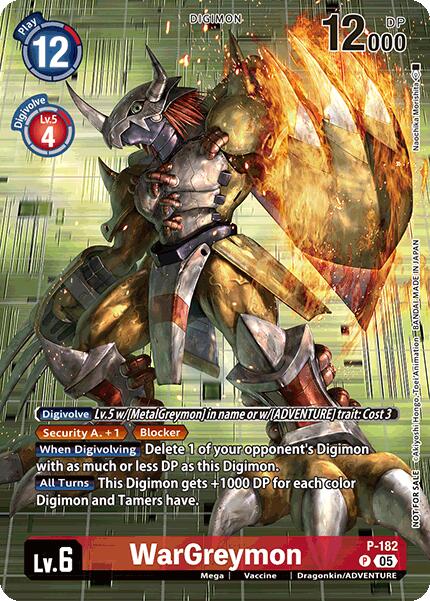 WarGreymon [P-182] (BT-21: Illustration Celebration Pack) [World Convergence] | The Time Vault CA