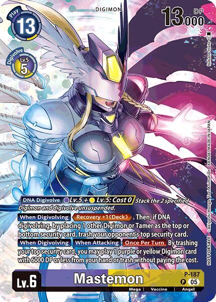 Mastemon [P-187] (BT-21: Illustration Celebration Pack) [World Convergence] | The Time Vault CA