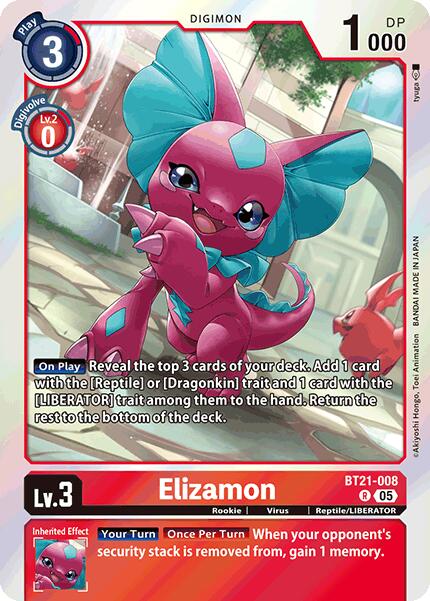 Elizamon [BT21-008] [World Convergence] | The Time Vault CA