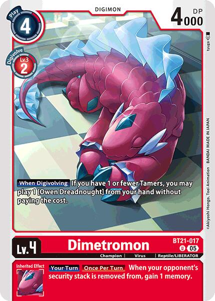 Dimetromon [BT21-017] [World Convergence] | The Time Vault CA
