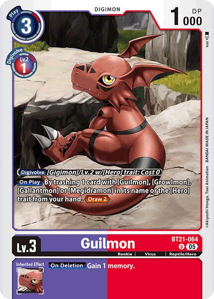 Guilmon [BT21-064] [World Convergence] | The Time Vault CA