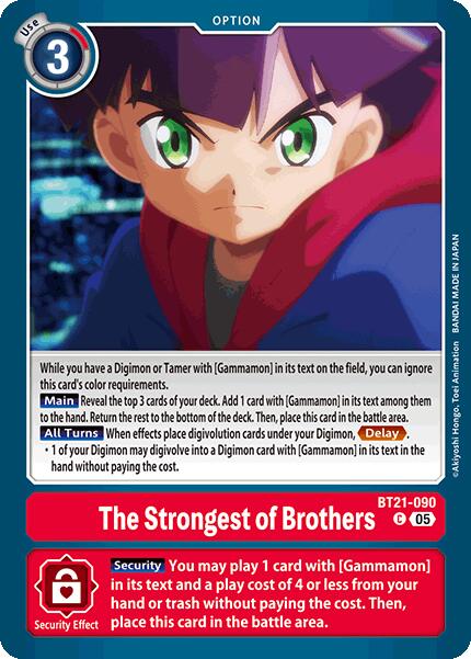 The Strongest of Brothers [BT21-090] [World Convergence] | The Time Vault CA
