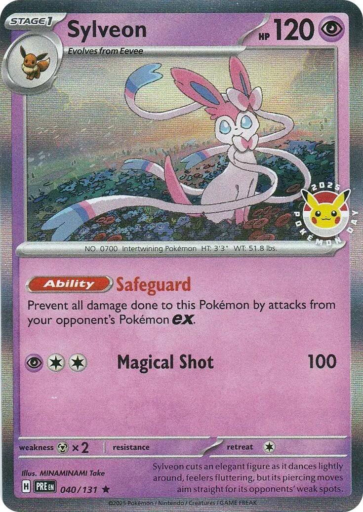 Sylveon (040/131) (Pokemon Day) [Scarlet & Violet: Prismatic Evolutions] | The Time Vault CA
