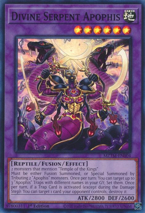Divine Serpent Apophis [MZTM-EN004] Super Rare | The Time Vault CA