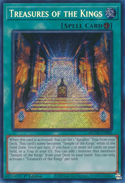 Treasures of the Kings [MZTM-EN006] Secret Rare | The Time Vault CA