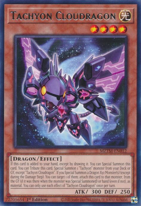 Tachyon Cloudragon [MZTM-EN012] Rare | The Time Vault CA