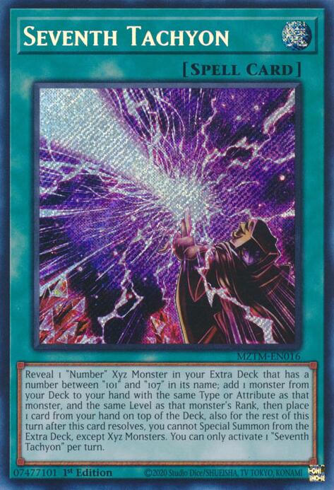 Seventh Tachyon [MZTM-EN016] Secret Rare | The Time Vault CA