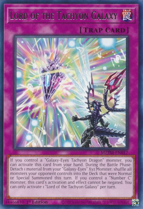 Lord of the Tachyon Galaxy [MZTM-EN017] Rare | The Time Vault CA