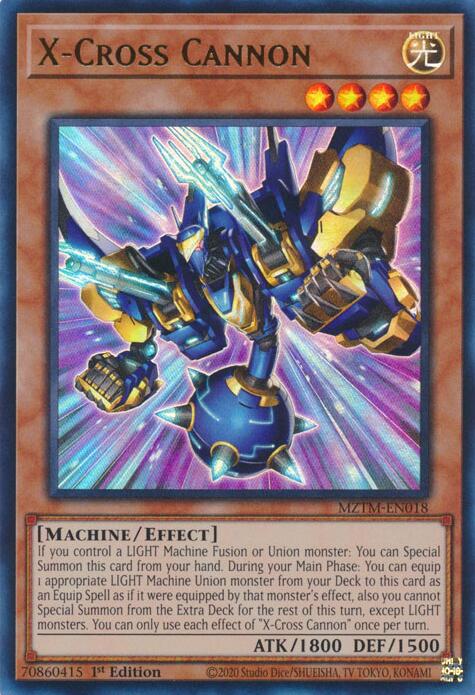 X-Cross Cannon [MZTM-EN018] Ultra Rare | The Time Vault CA