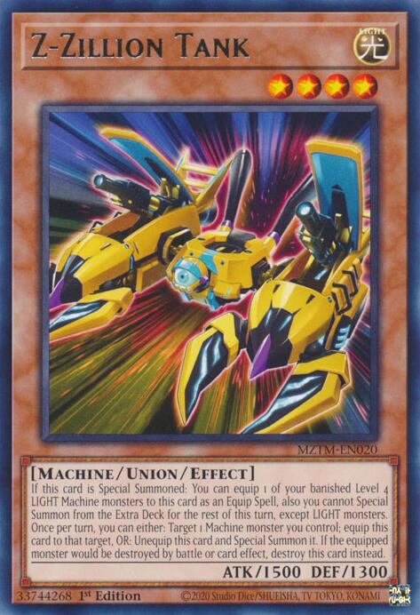 Z-Zillion Tank [MZTM-EN020] Rare | The Time Vault CA