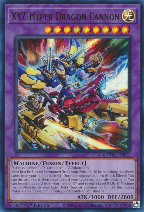 XYZ-Hyper Dragon Cannon [MZTM-EN021] Ultra Rare | The Time Vault CA