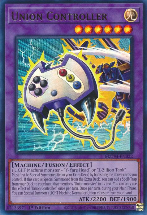 Union Controller [MZTM-EN022] Ultra Rare | The Time Vault CA