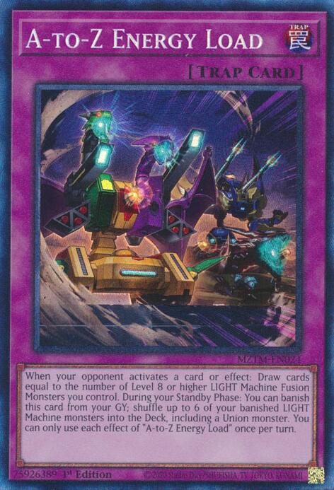 A-to-Z Energy Load (Collector's Rare) [MZTM-EN024] Collector's Rare | The Time Vault CA