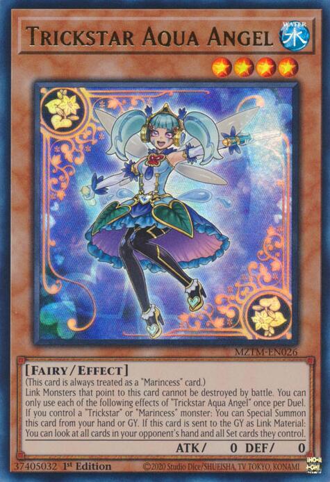 Trickstar Aqua Angel [MZTM-EN026] Ultra Rare | The Time Vault CA