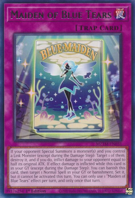Maiden of Blue Tears [MZTM-EN031] Rare | The Time Vault CA