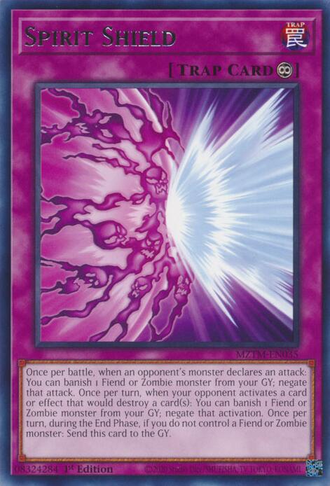 Spirit Shield [MZTM-EN035] Rare | The Time Vault CA