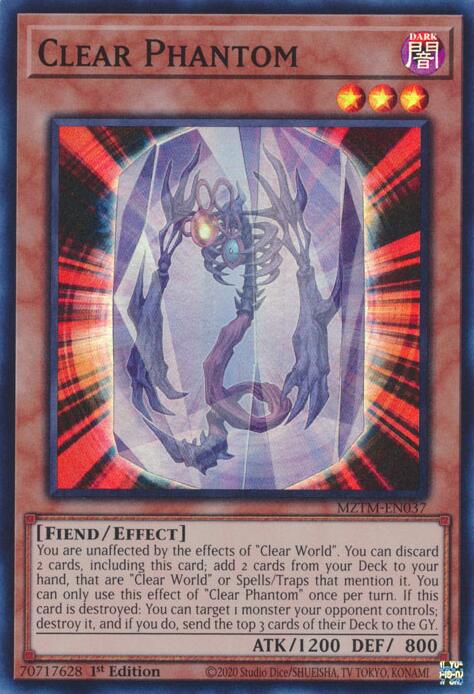 Clear Phantom [MZTM-EN037] Super Rare | The Time Vault CA
