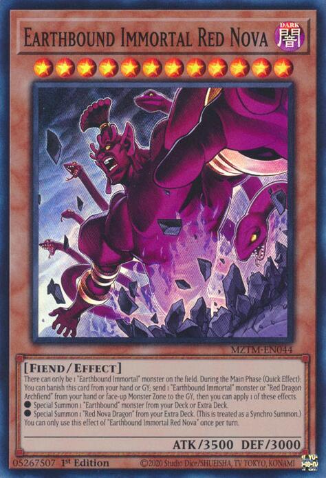 Earthbound Immortal Red Nova [MZTM-EN044] Super Rare | The Time Vault CA