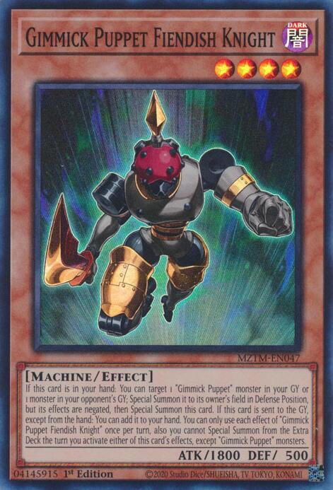 Gimmick Puppet Fiendish Knight [MZTM-EN047] Super Rare | The Time Vault CA