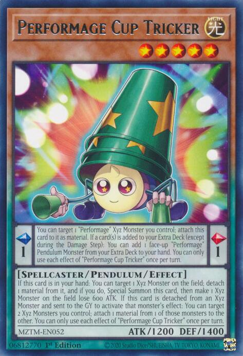 Performage Cup Tricker [MZTM-EN052] Rare | The Time Vault CA