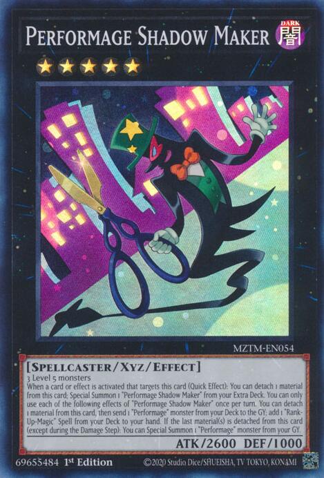 Performage Shadow Maker [MZTM-EN054] Super Rare | The Time Vault CA